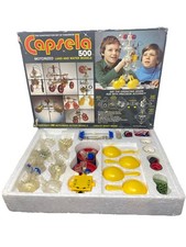 1978 Capsela 500 Construction Vintage Set W Box Missing Parts READ