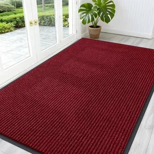 Front Door Mat Indoor Outdoor Entrance, Waterproof Heavy Duty Doormat, Fade R...
