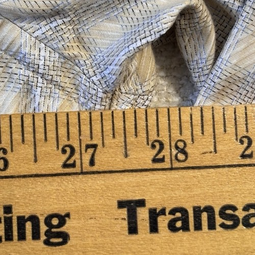 J. Ferrar Button Up Chambray Shirt Men 18 34/35 Tan Geo Plaid Casual Classy Nice - Picture 8 of 12