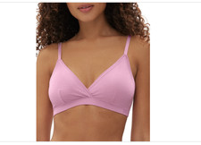 Gap GapBody Women's Breathe Full Coverage Bralette Pink SIze M 9863