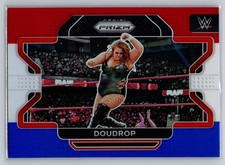 2022 Panini Prizm WWE Doudrop #41 Red White Blue Prizm Parallel RAW Scotland
