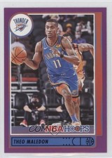 2021-22 Panini NBA Hoops Purple Theo Maledon #63 y4f