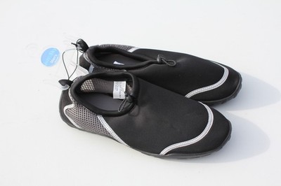 Water Shoes Black/Gray Sun & Sky Mens Size 9-10 Swim Diving Surf Aqua Beach #2