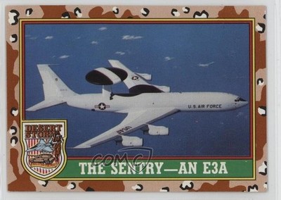 1991 Topps Desert Storm The Sentry An E3A (Brown Desert Storm) #33 10ou