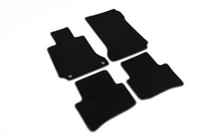 CUSTOPOL Fußmatten Set Velours Vorne+Hinten Schwarz