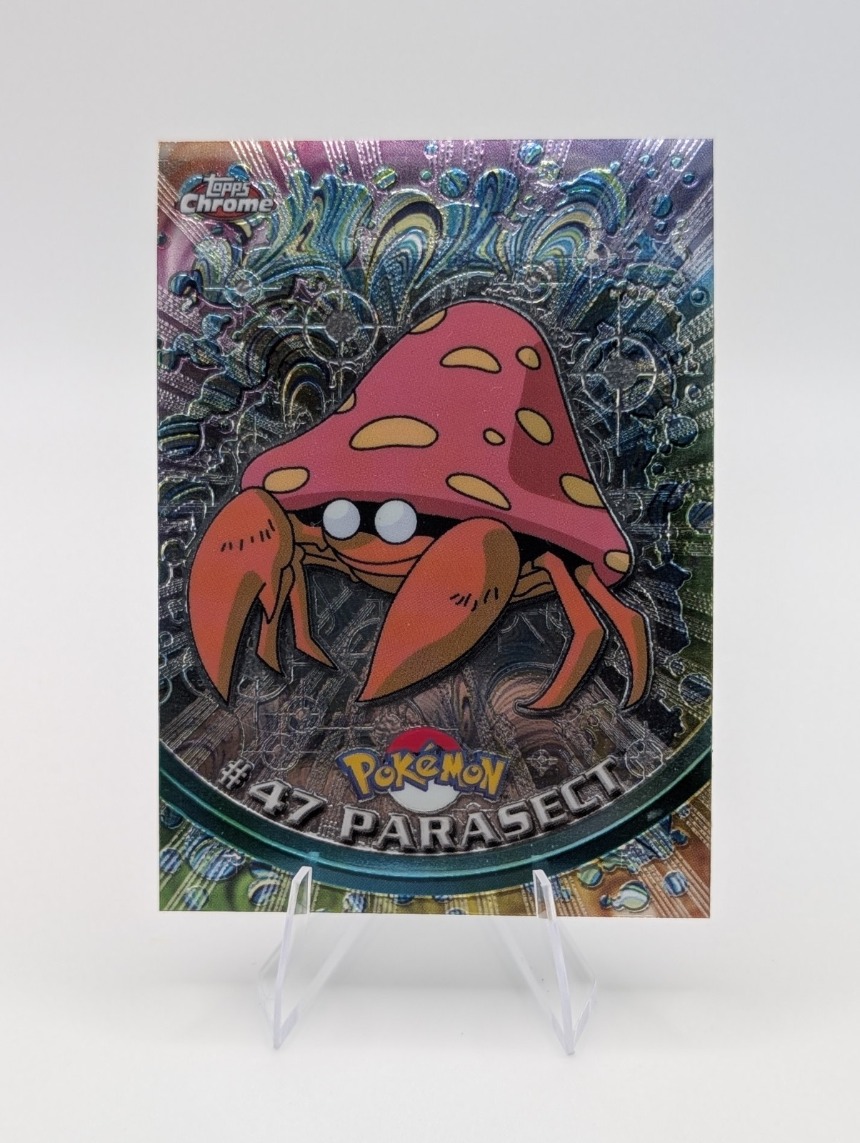 2000 Topps Chrome Pokemon: Parasect #47 - NM