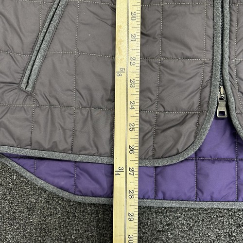 Men's Waterville Theo Vest Size 56 Gray/ Purple Quilted - Picture 4 of 10