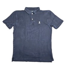 Psycho Bunny Polo Shirt Mens 5 Medium Navy Blue 100 Pima Cotton Bunny Logo