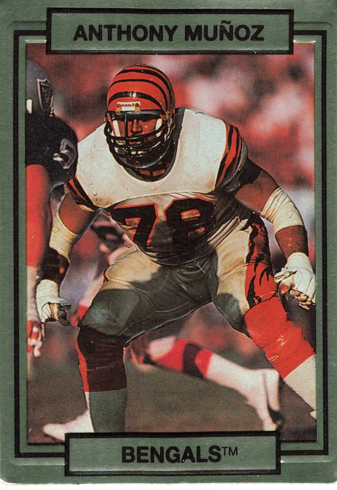 Anthony Munoz 1990 Action Packed #38 Cincinnati Bengals