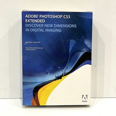Adobe Photoshop CS3 Extended komplett - seriell inklusive