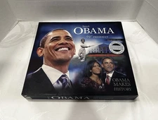 Barack Obama 44th President Collectors Vault Hardcover Commemorative History 👀