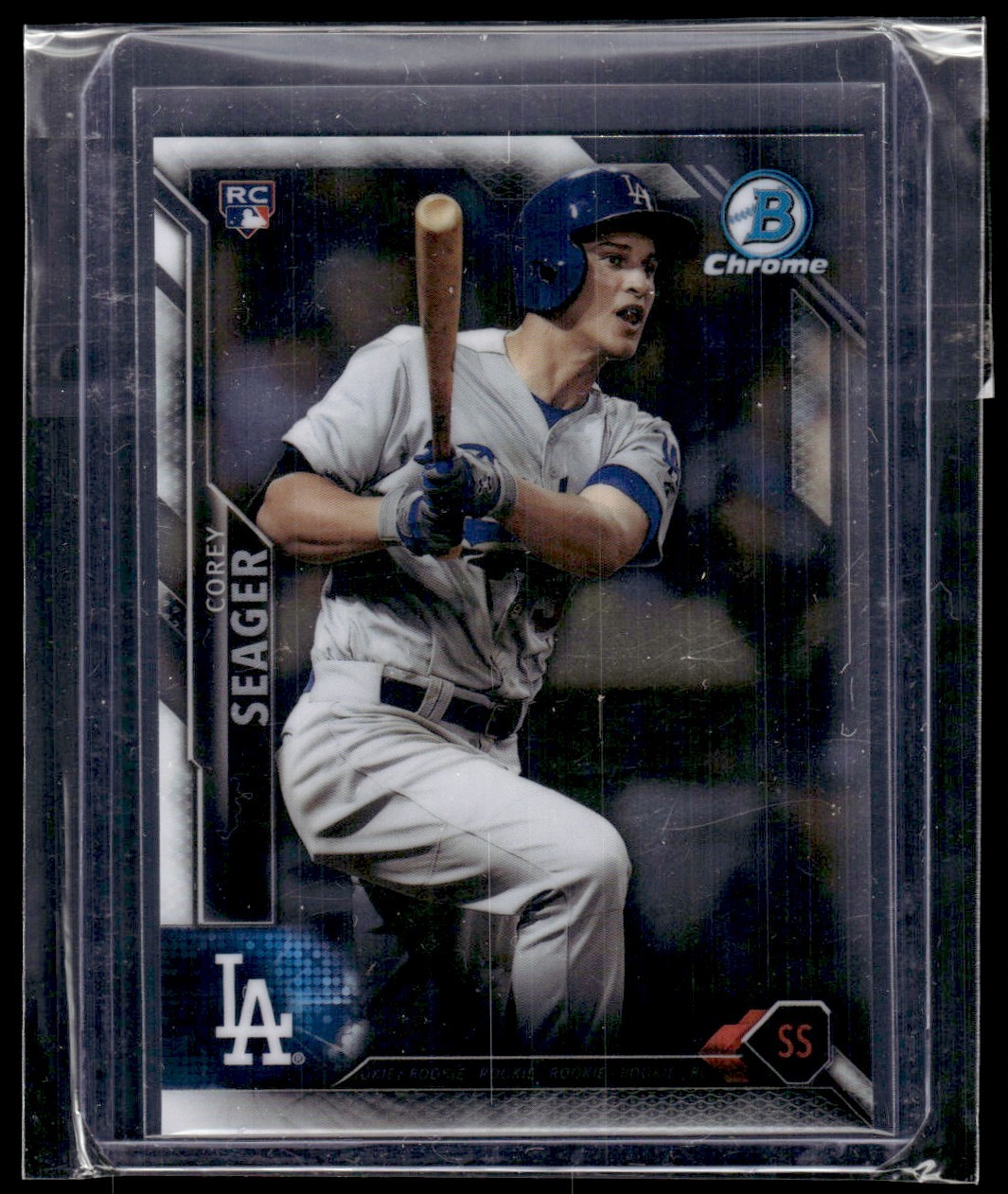 2016 Bowman Chrome Corey Seager Rookie Los Angeles Dodgers #150