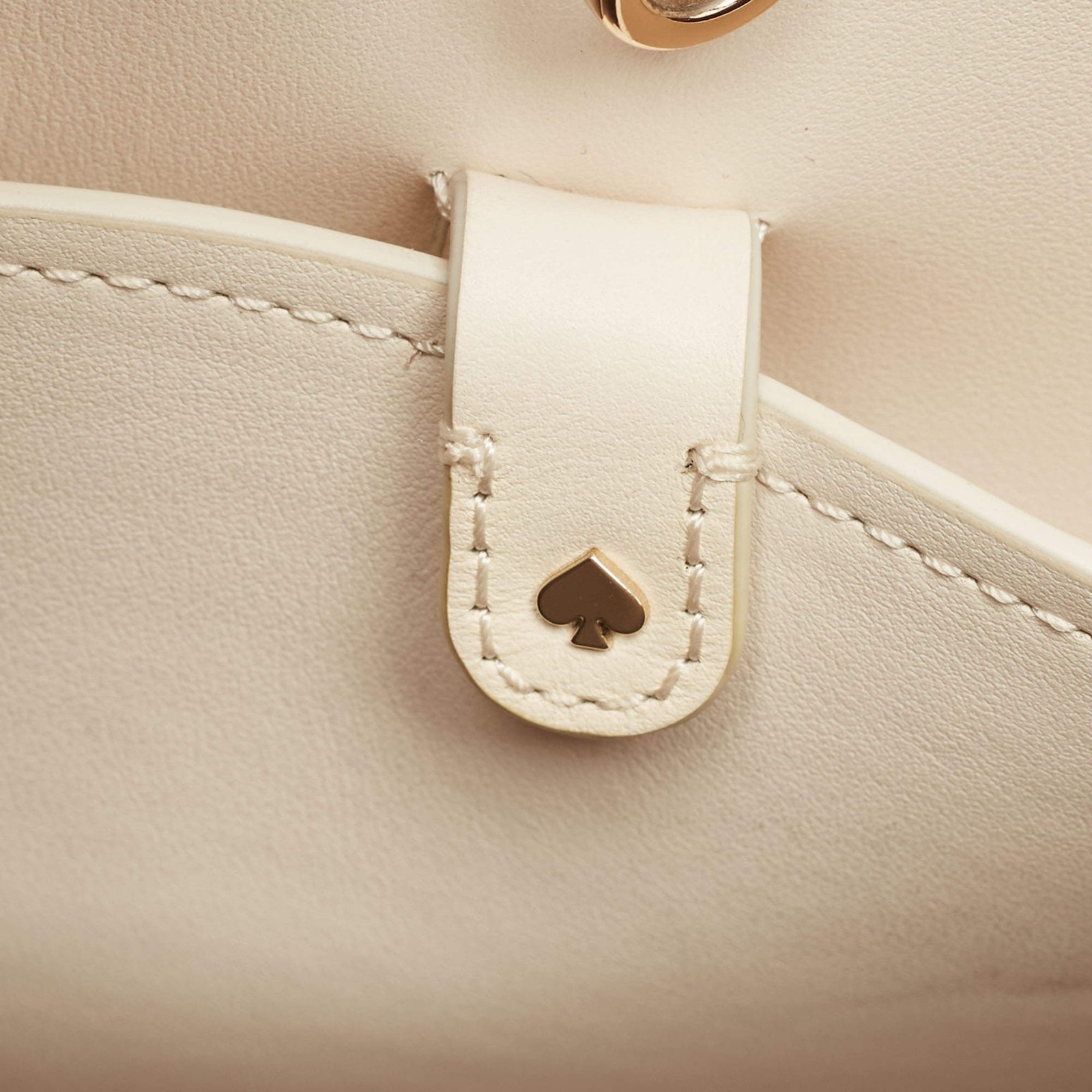 Kate Spade Knott Orange Leather Satchel thumbnail 10