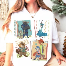 Zootopia Protect The Herd, Judy Hopps, Nick Wilde, Priscilla T-shirt Ver1