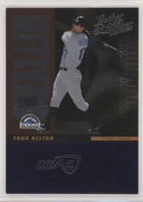 2005 Donruss Leather & Lumber Hitters Inc 999/2000 Todd Helton #HI-20 HOF yf0