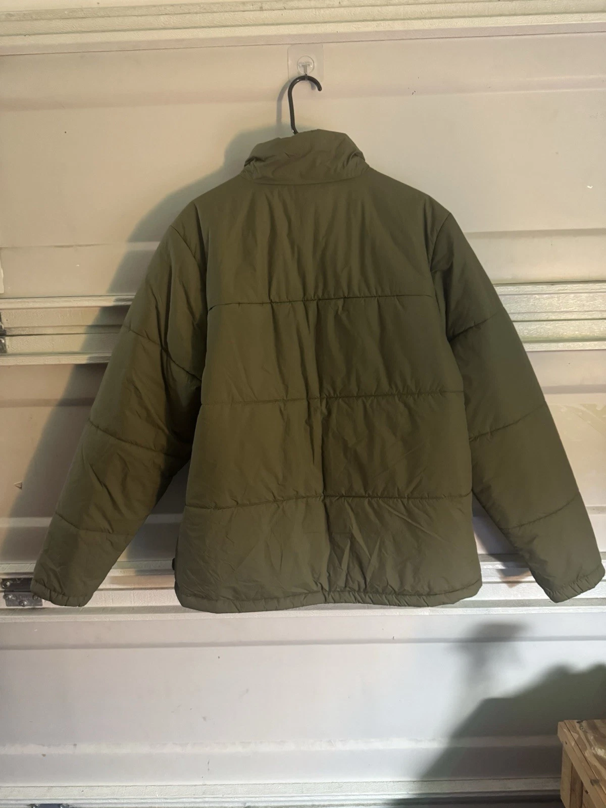REI Co-op Groundbreaker Mens L Army Green Insulated Water Resistant Full Zip image 3
