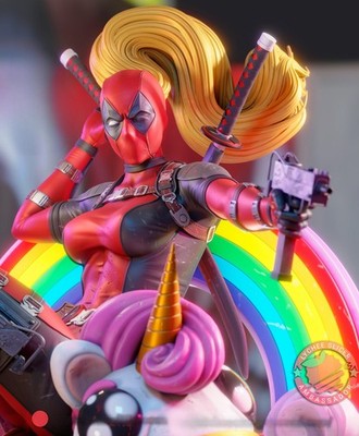Lady Deadpool Deadpool | Garage Bausatz DIY Figur Statue BEMALT 3D Modell