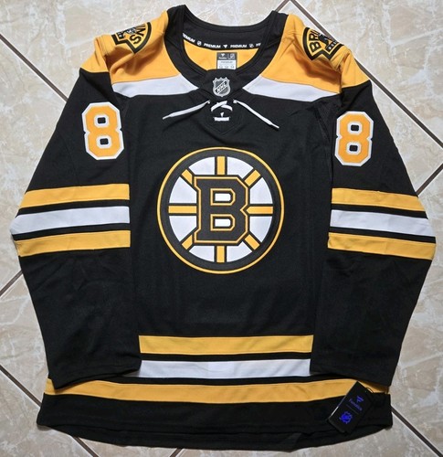 NWT Boston Bruins David Pastrnak Fanatics Premium Home NHL Jersey Sz 54 XL $229