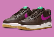 Size 8.5 - Nike Air Force 1 Low Baroque Brown Vivid Purple  display picture 3