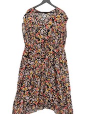 John Lewis A-Line Maxi Dress UK20 in Multi