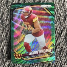 Panini Prizm 2025 Bobby Wagner Washington Commanders Green Prizm Football #261
