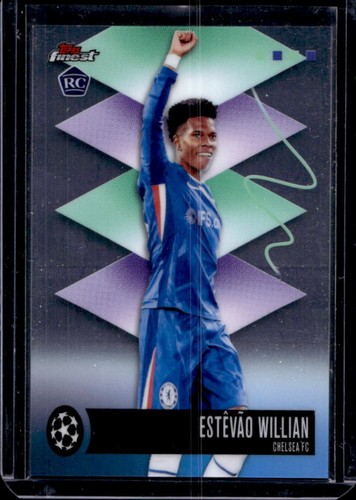 2025-26 Topps UEFA Club Competition Finest Estevao Willian Rare RC #433 Chelsea