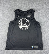 Nike Jordan Golden State Warriors Steph Curry Jersey Men XXL Black All Star 2018