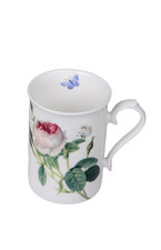 Roy Kirkham  Becher Anne Palace Garden Rose rosa Porzellan Schmetterling Tasse