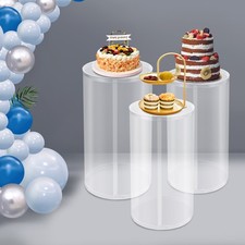 3Pcs Round Cylinder For Decoration Birthday Parties, Wedding Round Cylinder