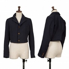 COMME des GARCONS Product Dyed Poly Short Jacket Navy S