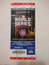 2016 World Series GM 3 The World Series Returns To Wrigley  Ticket Indians