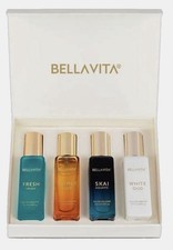 BellaVita Luxury Unisex Perfume Gift Set 4x20ml Long Lasting Fragrance Gift