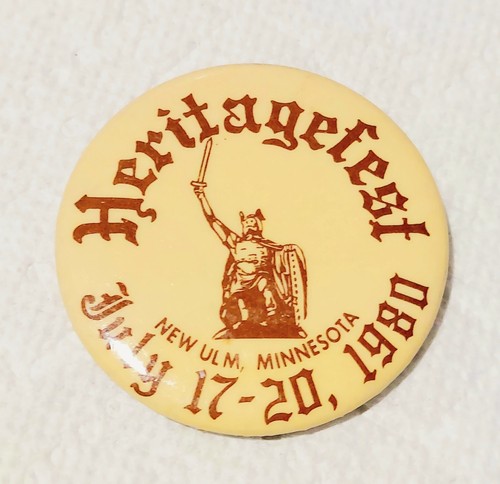 NEW ULM MINNESOTA HERITAGE FEST & MUSIKANTENFEST Collectable Pinback Buttons - Picture 3 of 5