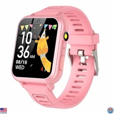 Kids Smart Watch 3-12 - Girls' Touch Screen, 24 Games, Music, Camera, Alarm