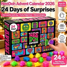 New 2026 Nee Doh Advent Calendar 24 Days Of Surprise Christmas Countdown Squishy