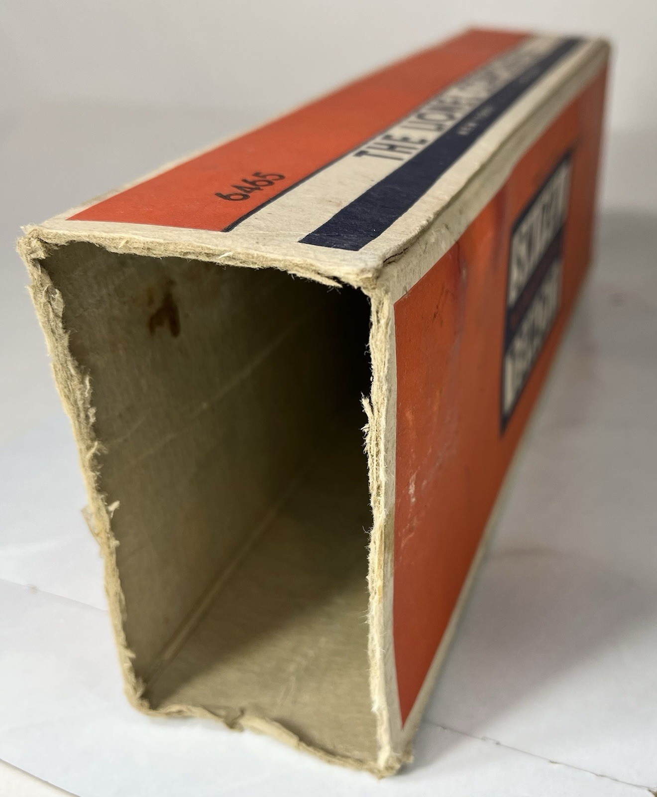 Lionel Postwar Sunoco 2 Dome Tank Car 6465 VERY GOOD+ W/ ORIGINAL BOX !