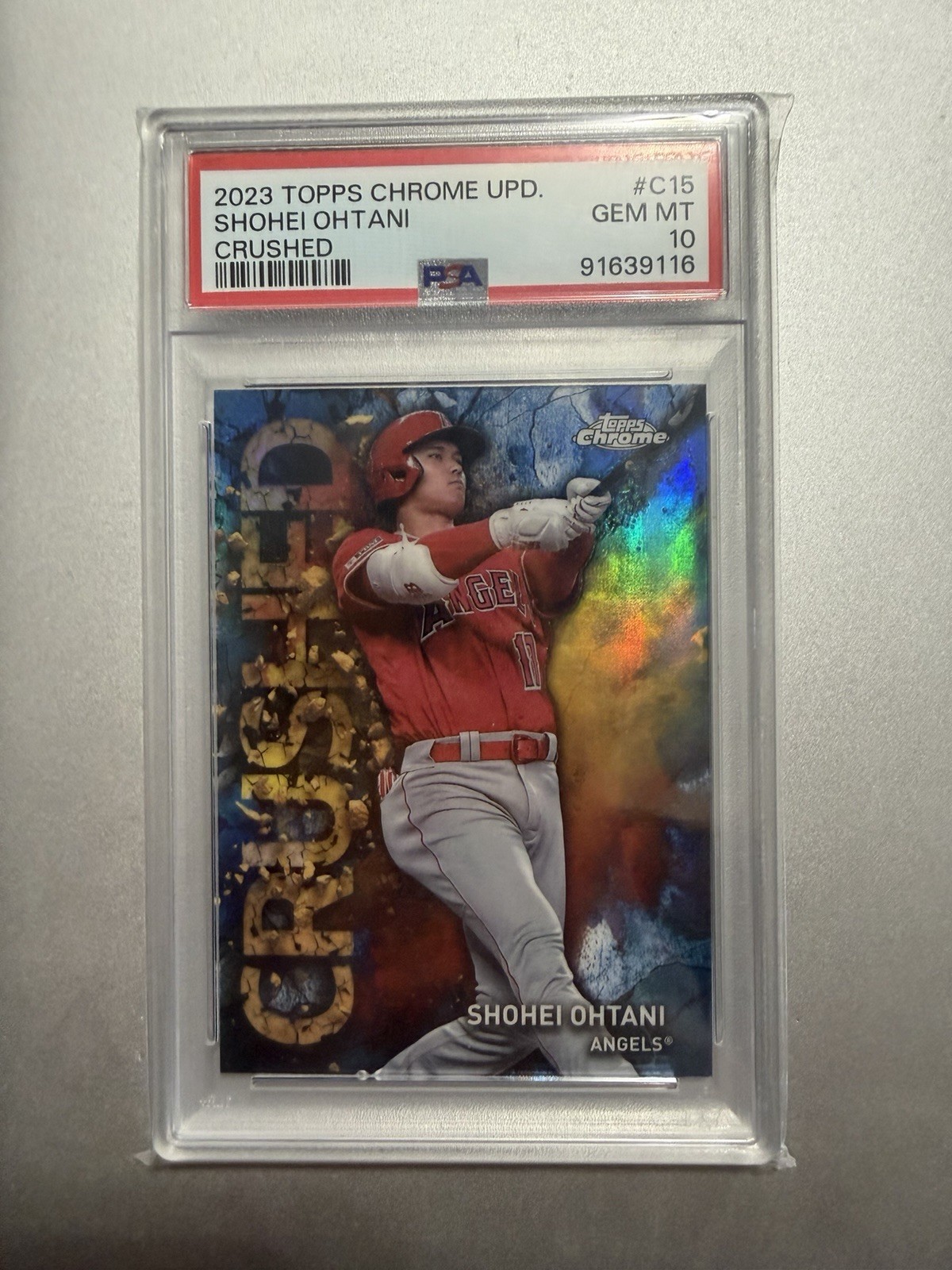 2023 Topps Chrome Update Series - Crushed Shohei Ohtani #C-15
