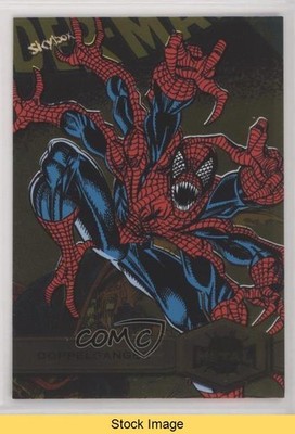 2022 Marvel Metal Universe Spider-Man Gold Light FX Doppelganger #124 READ 0ln