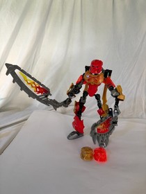 LEGO Bionicle Tahu Master of Fire 70787 Not Complete with 3 masks