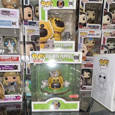 Funk Pop! Dug with Puppies #1098 + Dug & Squirrel #1092 Vinyl Figure