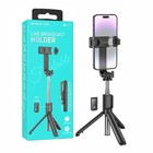 BOROFONE BY11 Bluetooth Remote Control Selfie Stick With Tripod Desktop Stand