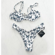 NEW Zaful Butterfly Print Bikini Size Small