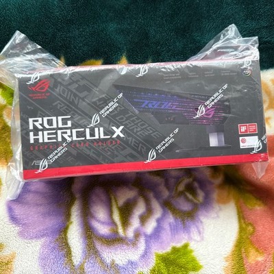 ASUS ROG Herculx Graphics Card Holder   Adjustable Anti-Sag GPU Support   RGB  