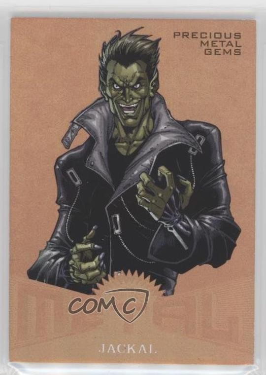 2017 Fleer Ultra Marvel Spider-Man Metal PMG Bronze 44/199 Jackal #MM49 2oz