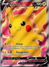Pikachu V 170/185 Ultra Rare Vivid Voltage Pokemon Holo Nm/LP on eBay