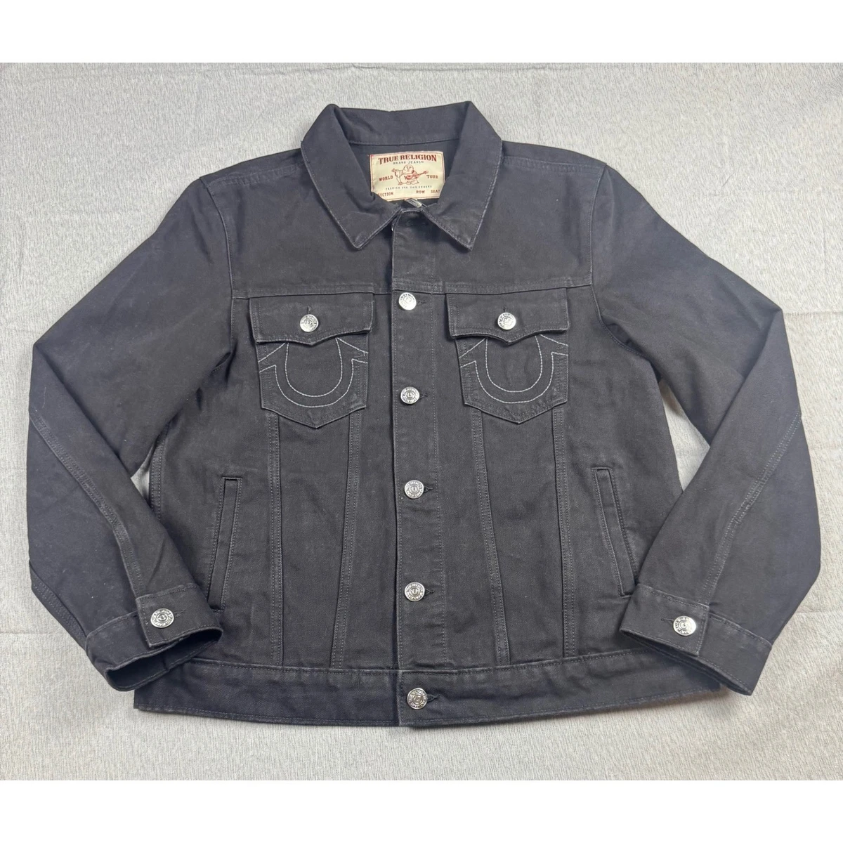 true religion jeans denim jacket products for sale | eBay
