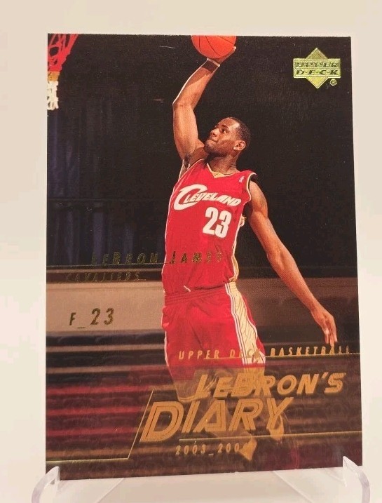 2003-04 Upper Deck - Lebron's Diary LeBron James #LJ15 (RC)