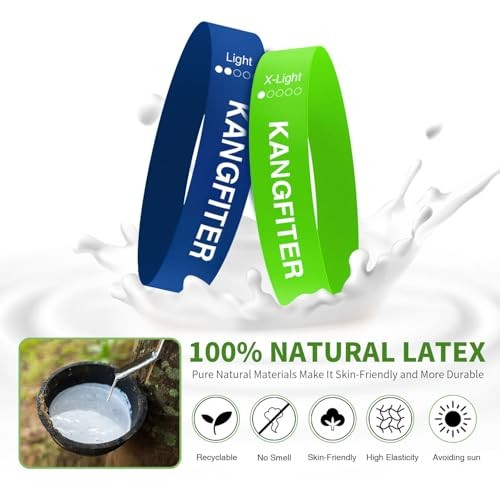 100 PCS Bulk Resistance Bands, Loop Exercise Bands Set for Gym Colorful 100 PCS