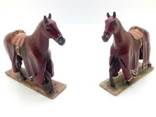 HM TOY SOLDIERS TWO HORSES (MISSING RIDERS) 54MM UNBOXED
