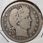 1910-D Barber Quarter 25C 90% Silver